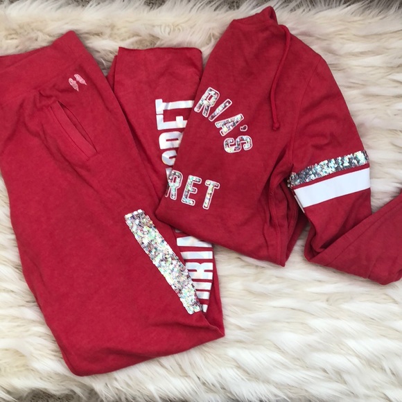 victoria secret tracksuit set